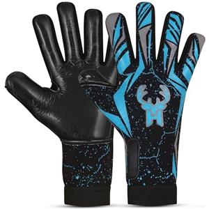 HHH Guanti da portiere da calcio per giovani e adulti, guanti professionali da portiere con palmo in lattice tedesco antiscivolo da 4 mm, con palmo in lattice tedesco super grip per i risparmi più