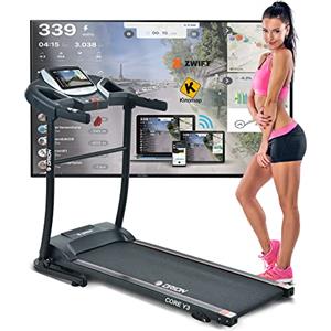 Orion Fitness Tapis ROULANT Elettrico Pieghevole Orion Core Y3, Bluetooth App,3 Livelli INCLINAZIONE Manuale, MP3, Computer LED, Altoparlanti INTEGRATI, Velocita Massima 10KM/H 1.25HP (2.5HP Picco)