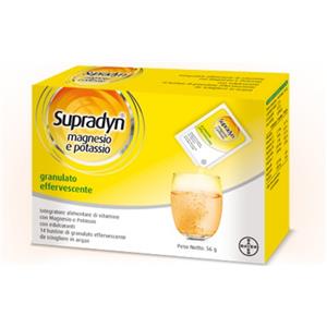BAYER SpA SUPRADYN MAGNESIO POTASSIO SENZA ZUCCHERO 14 BUSTINE 4 G
