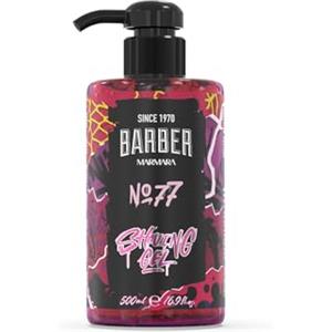 Barber Marmara Gel da Barba No. 77 per Uomini Trasparente No Foam con Dispenser Qualità Professionale Turca per Contorni Barba, Collo & Rasatura 500ml