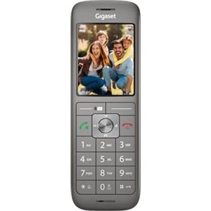 Gigaset CL660HX - Ricevitore DECT con base di ricarica - Telefono cordless di alta qualità per router e base DECT - Compatibile con Fritzbox - qualità audio brillante, antracite metallizzato