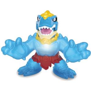 Grandi Giochi Goo JIT ZU Dino Power DINOGOO - T-Rex Allungabile con Luci e Suoni, Altezza 20 cm