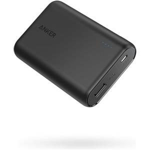 Anker Caricatore Portatile Powerbank 10000mAh PowerCore 10000, Caricatore Portatile Ultra Compatta, Power Bank Alta Capacità Per Huawei, Samsung, iPhone 16, Xiaomi e Altri