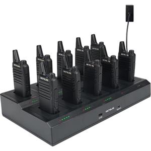 Retevis RT622 Walkie-Talkie, 113g Ricetrasmittenti Portatile Caricaba a 10 Vie, Clip Posteriore Rimovibile, 5 Indicatori LED, 10 Walkie Talkie Professionali Ristorante, Ospitalità (Nero, 10 Pezzi)