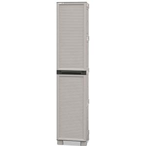 Art Plast ZA2540 Armadio a piena altezza in polipropilene, L 350 x P 390 x H 1.720 mm, Bianco, 35 x 39 x 172 cm