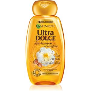Garnier Ultra Dolce Shampoo Nutriente 250 ml - Olio d'Argan e Camelia per Capelli Secchi e Spenti