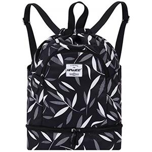 HAWEE Sportivo Zaino con Coulisse Grande Impermeabile Coulisse Borsa da Palestra Coulisse Sacca con Tasca Interna Unisex per Vita Quotidiana Scuola Sport All'aperto Tempo Yoga Libero Spiaggia Nuoto