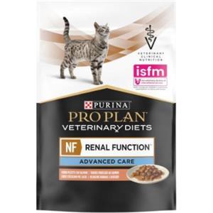 Purina Pro Plan Veterinary Diet NF Renal con Salmone - Alimento Umido per Gatti 85 g