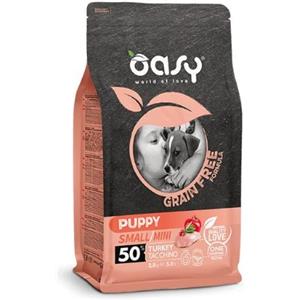 Oasy Dog Grain Free Puppy e Junior Small Mini Tacchino 2.5 kg