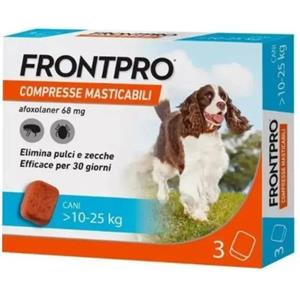 Frontpro per Cani da 10-25kg Confezione da 3 Compresse Masticabili (SCADENZA 2027))