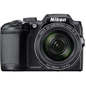 Nikon Coolpix B500 Fotocamera Digitale Compatta, 16 Megapixel, Zoom 40X, VR, LCD Inclinabile 3, FULL HD, Bluetooth, Wi-Fi, Nero