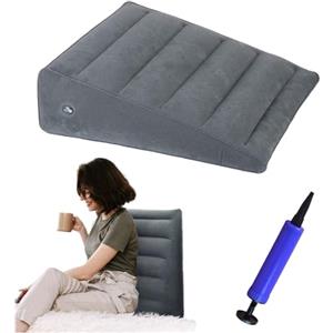 ZHYUAN Cuscino gonfiabile per divano,Cuscino a cuneo,Cuscino triangolare,Cuscino gonfiabile portatile,Cuscino triangolare gonfiabile,Cuscinetto a cuneo,Ridurre la contropressione,cuscino a forma di cuneo