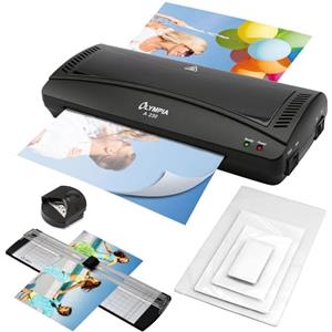 Olympia A 230, set di plastificazione 4 in 1 per A4, 75-125 micron, nero, 3113