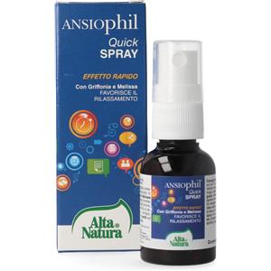 ALTA NATURA-INALME Srl Alta Natura, Ansiophil Quick Spray Orale, 20 ml