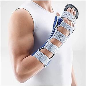 Bauerfeind Ortesi per Polso ManuLoc Rhizo Long Plus, Titano, Destro, Misura 2