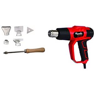 CEVIK CE-GW1026M Pistola Termica Professionale 2000W - Pistola Aria Calda con Valigetta e Accessori - Phon Termico per Bricolage, Riparazioni e Manutenzione