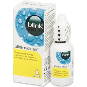 Bausch Lomb Blink-N-Clean 15 ml - Gocce oculari per sollievo immediato e comfort delle lenti a contatto