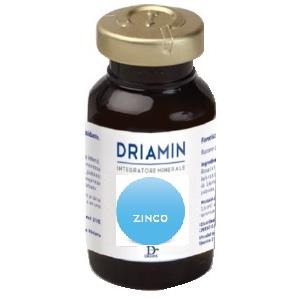 Driatec Srl Driamin Zinco 15 ml - Integratore minerale mono-dose con Zinco, dosaggio variabile tra il 30% e il 150% della Razione Giornaliera Raccomandata