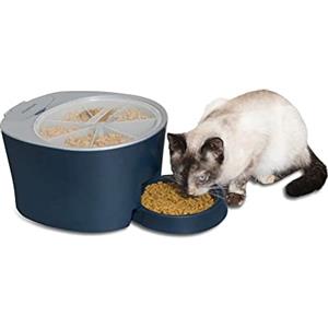 PetSafe Distributore di cibo programmabile per 6 pasti, alimentatore automatico per cani e gatti, crocchette secche o cibo semi-umido per animali domestici, controllo delle porzioni a alimentazione