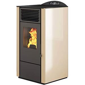 EVA CALOR - Stufa a Pellet Lory Potenza Termica 9 kW Colore Avorio