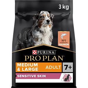 Purina Pro Plan Cibo Secco per Cani Adulto 7 Sensitive Skin con Salmone - 3 kg