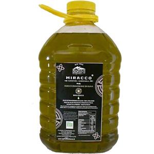 MIRACCO - Olio Extravergine di Oliva di Qualità - Prodotto in Calabria 100% ITALIANO Estratto a freddo - PET 3 Litri