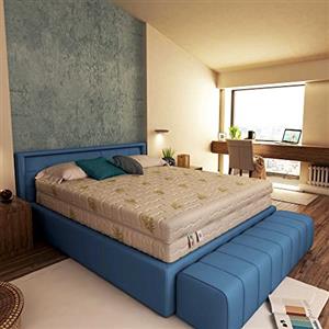 Baldiflex Emporio Materasso Singolo in Memory 7 cm, Premium, Fodera Aloe Vera 85x190x25 cm