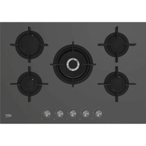 Beko HILW 75222 SZG Piano Cottura Gas 5 Fornelli 75 cm Grigio