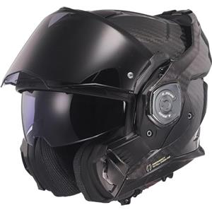 LS2, Casco moto modulare ADVANT X CARBON Gloss Carbon, M