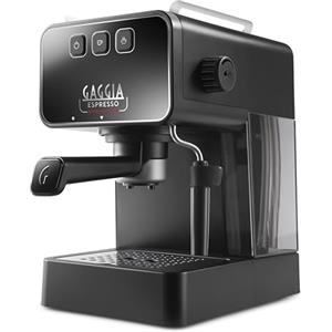 Gaggia Espresso Evolution Black | Regolatore temperatura caldaia PID | Macchina da caffè Made in Italy | Pre-infusione automatica | Portafiltro da 53 mm | Macchina per espresso a pompa | Americano,