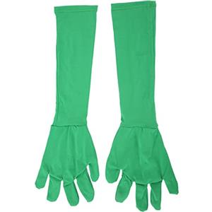 Agatige Guanti Chromakey Green Screen, 2 pezzi Cappuccio universale Chroma Key Guanti verdi Effetto invisibilità Guanti di sfondo per fotografia Foto video Film Post produzione