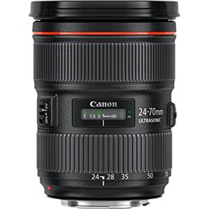 Canon obiettivo EF 24-70 mm f/2,8 L II USM, Zoom, Nero