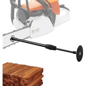 Generico Calibro per legna da ardere,Strumento di misurazione magnetico regolabile e robusto montato su motosega per legna da ardere - Utensile da taglio per legna da ardere collegabile a qualsiasi motosega