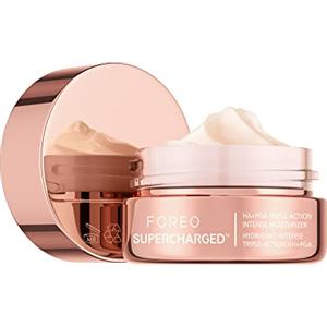 FOREO SUPERCHARGED Crema Viso Idratante HA+PGA - Crema Idratante Viso - Crema Viso Antirughe - Acido Ialuronico Viso e Squalano - Vitamina E - Vegano - Cruelty free e senza glutine - 15 ml