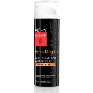 Vichy Homme Hydra Mag C Gel Idratante Anti-Fatica Viso e Occhi 50 ml - Rinfrescante e Tonificante