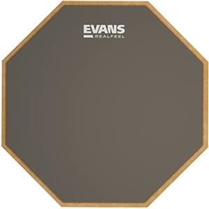 Evans Practice Pad Real Feel RF-12G, 12, one-sided - Accessorio per batteria