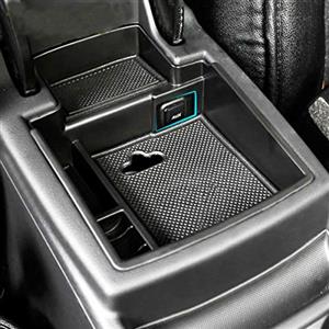 GOFORJUMP Armrest Storage Box Compatible for Audi Q5 2009-2017 Console Centrale Bin Glove Tray Holder Case Car Organizer 2010 2011 2012 2013 2014 2015