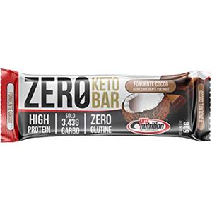 ProNutrition ZERO KETO BAR - Barretta Proteica Ricoperta Senza Glutine - Ad Alto Contenuto di Proteine Gusto Cioccolato e Cocco - 50 gr