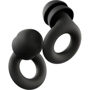 Loop Quiet 2 Plus Tappi orecchie con i Double Tip - Tappi riutilizzabili comodissimi per sonno, concentrazione, viaggi | Protezione flessibile | Riduzione dei rumori 24 dB SNR + 3 dB con i Double Tip