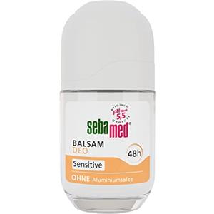 SEBAMED Balsamo Deo Sensitive Roll-on, protezione affidabile contro gli odori del corpo, effetto 48h, particolarmente delicato sulla pelle, senza sali di alluminio, 50 ml