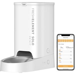 PETKIT Distributore Automatico Cibo Gatti, 3L Distributore Automatico Cibo Cani,2.4G WiFi,1-10 Pasti,1-15 Giorni,Ciotola in Acciaio Inox 304,Tecnologia Fresh Lock