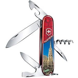 Victorinox, Spartan, Coltellino Svizzero, Originale, Multiuso, Campeggio, 12 Funzioni, Lama, grande, Cavatappi