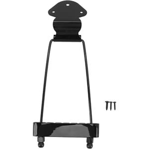 Eujgoov Accessori di Ricambio in Metallo per Ponte Trapezio per Chitarra Jazz a 6 Corde con Viti per gli Amanti della Chitarra (BLACK)