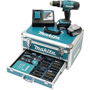 Makita DHP453RFX2 Trapano Percussione Batteria 18V 42 Nm 2x3.0Ah 96 Accessori