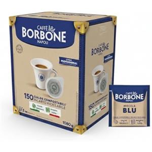 Caffè Borbone Cialda Compostabile, Miscela Blu - 300 Cialde - Sistema ESE diametro >44 mm - 300 pz (2x150 pz)
