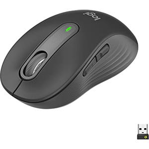 Logitech Signature M650 Mouse wireless - Per mani piccole e medie, Durata Batteria 2 anni, Clic Silenziosi, Tasti Personalizzabili, Bluetooth, per PC/Mac/Più dispositivi/Chromebook - Grafite