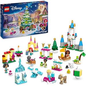 LEGO ǀ Disney Princess Calendario dell'Avvento 2024, Giocattolo di Natale con Personaggi tra cui Elsa, Tiana, Ariel, Vaiana e Mirabel, Giochi per Bambine e Bambini da 5 Anni, Idea Regalo 43253