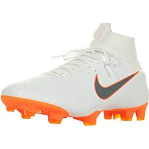 Nike Mercurial Superfly VI PRO Fg, Scarpe da Calcio Uomo, Bianco (White/Chrome-Total O 107), 40 EU