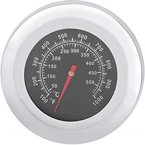 HERCHR Termometro da cucina in acciaio inossidabile, Termometro forno barbecue a gas, Termometro per Forno in acciaio inox fino a 500°C/1000°F Indicatore di temperatura per affumicatori a carbone