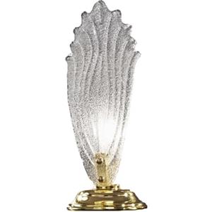 Generico Lumetto, lampada da comodino, abat jour, classico in vetro di murano graniglia cristallo 1 luce DP006 per salotto, cameretta, soggiorno, camera da letto.